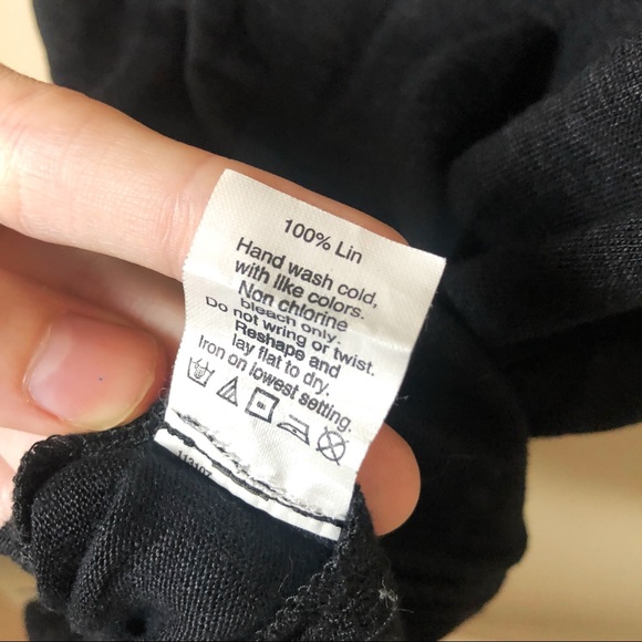 Madewell Modern Linen Tank In Black - Picture 10 of 11